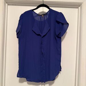 Tulip Sleeve Chiffon Blouse